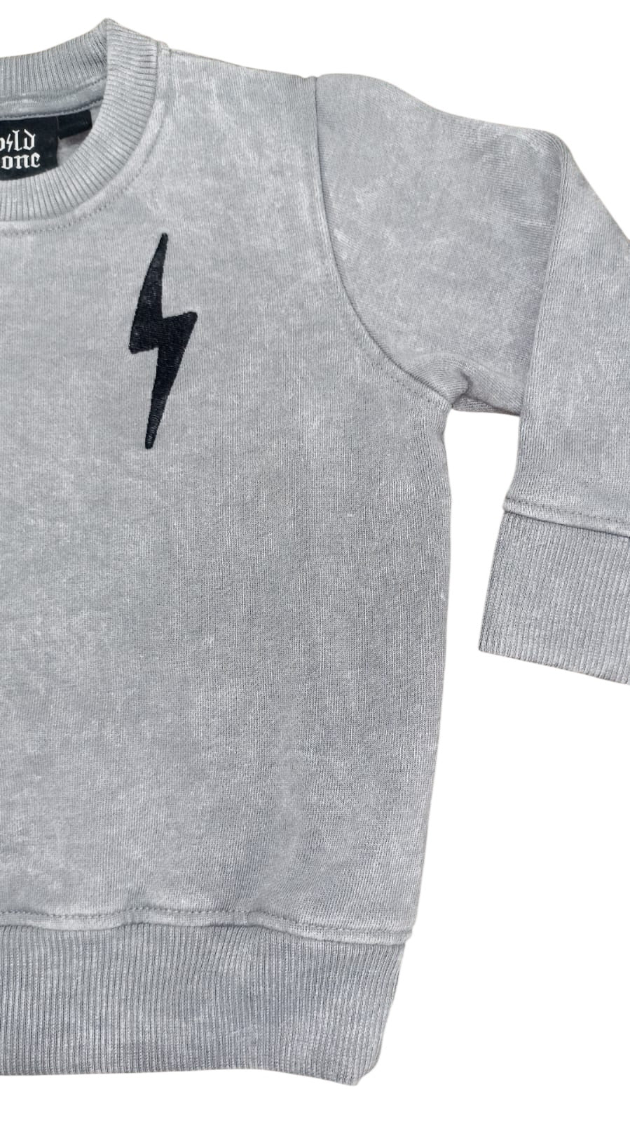 Grey Acid Wash Sweatshirt