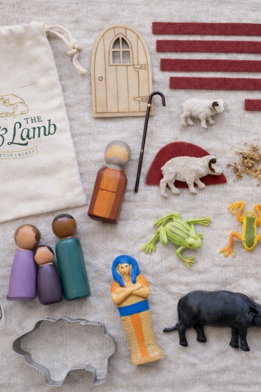 The Ten Plagues Sensory Storybox