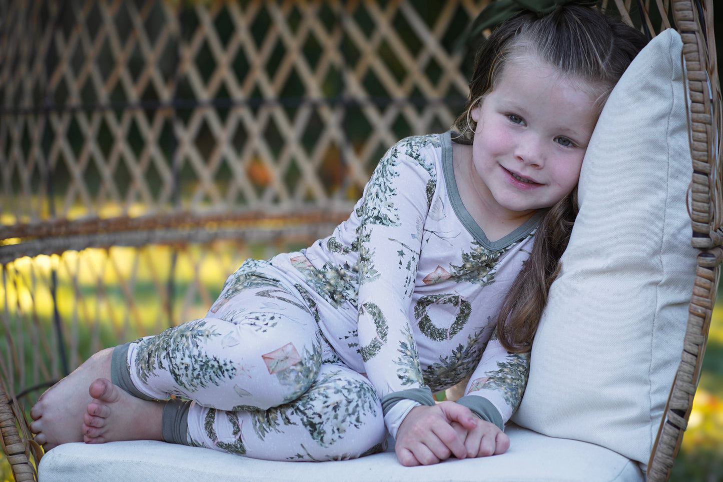 Soft Snow Long Sleeve Lounge Set