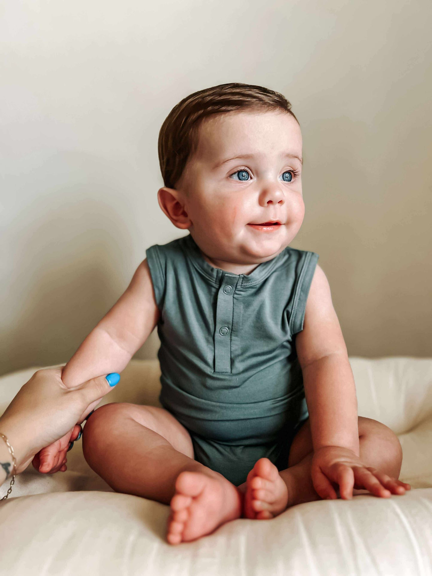 Bamboo Henley Romper