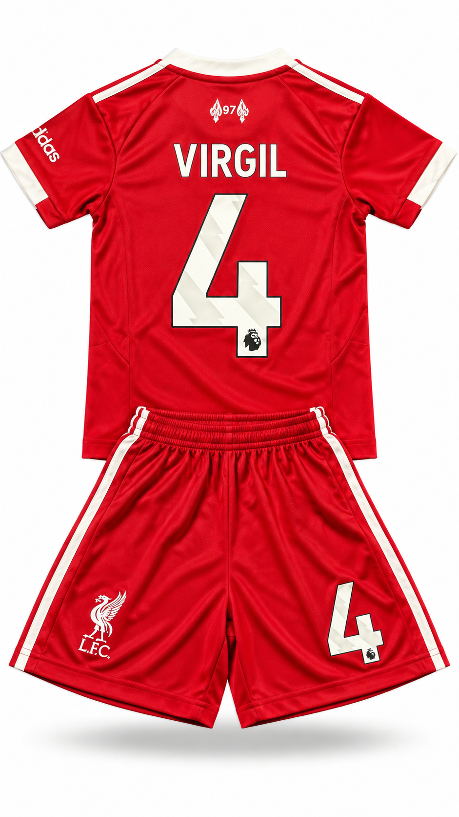 Virgil van Dijk Liverpool Kids Jersey Set Soccer Football Toddler Youth Tshirt