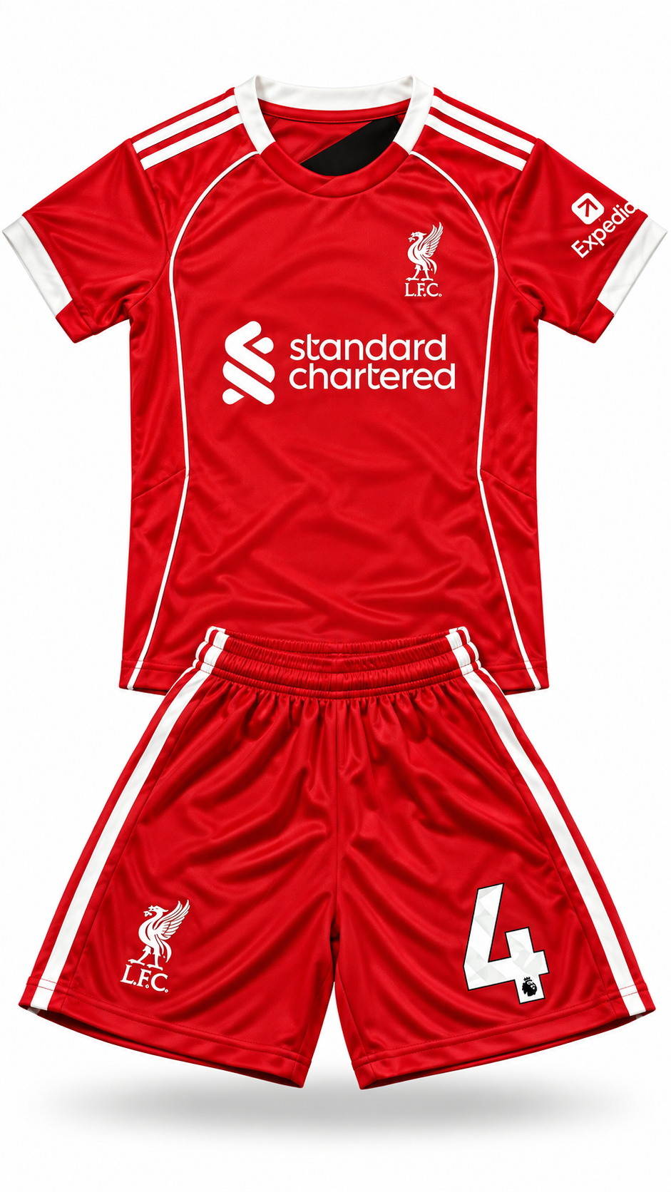 Virgil van Dijk Liverpool Kids Jersey Set Soccer Football Toddler Youth Tshirt