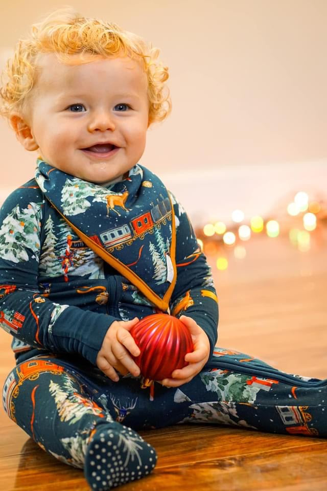 North Pole Express Bib