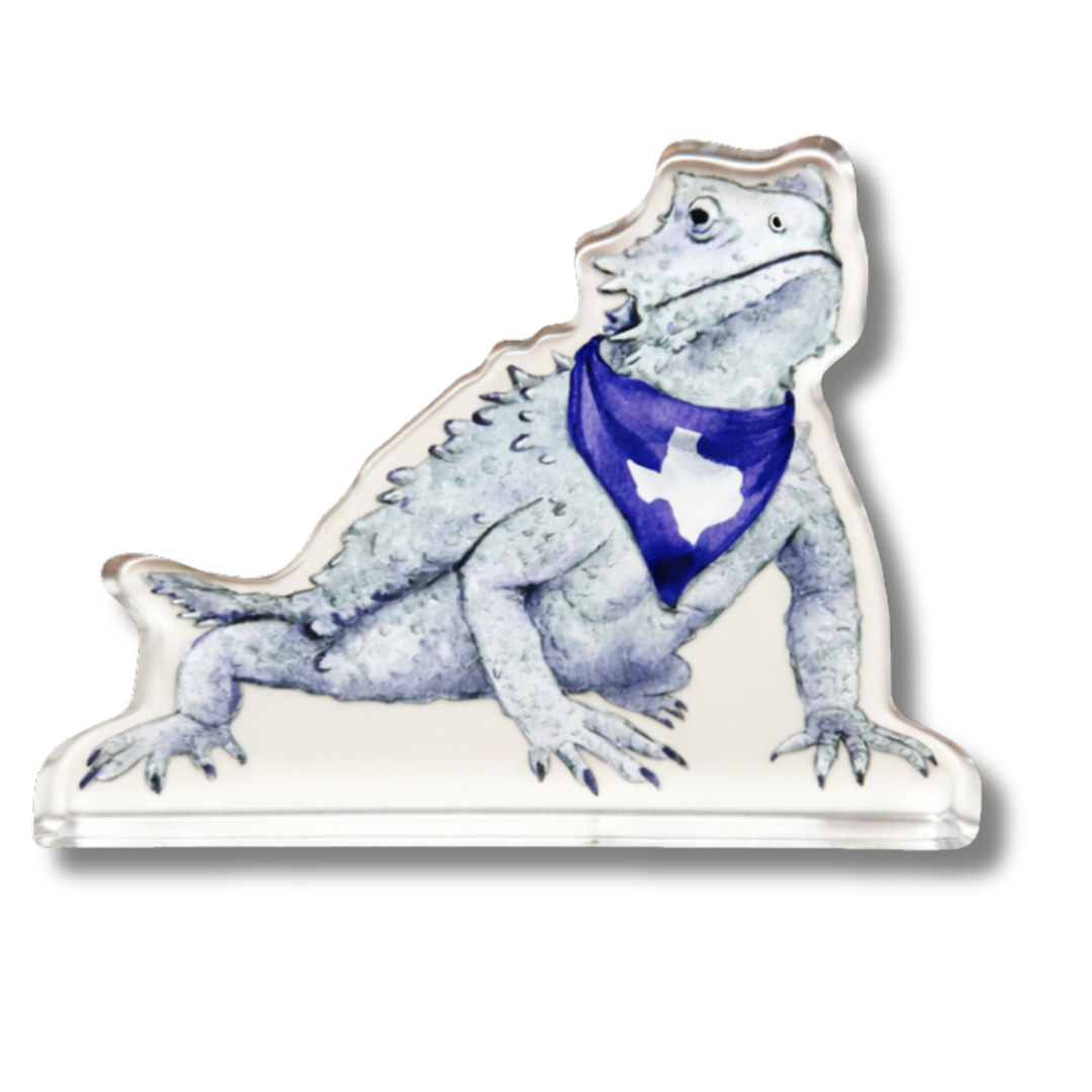 Purple Horned Frog Acrylic