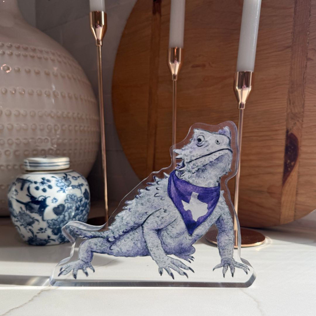 Purple Horned Frog Acrylic