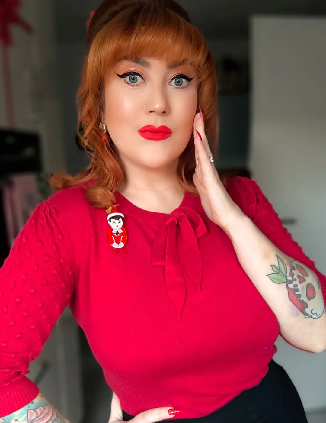 Merry Mischief Brooch by 50's Vintage Dame x Lipstick & Chrome