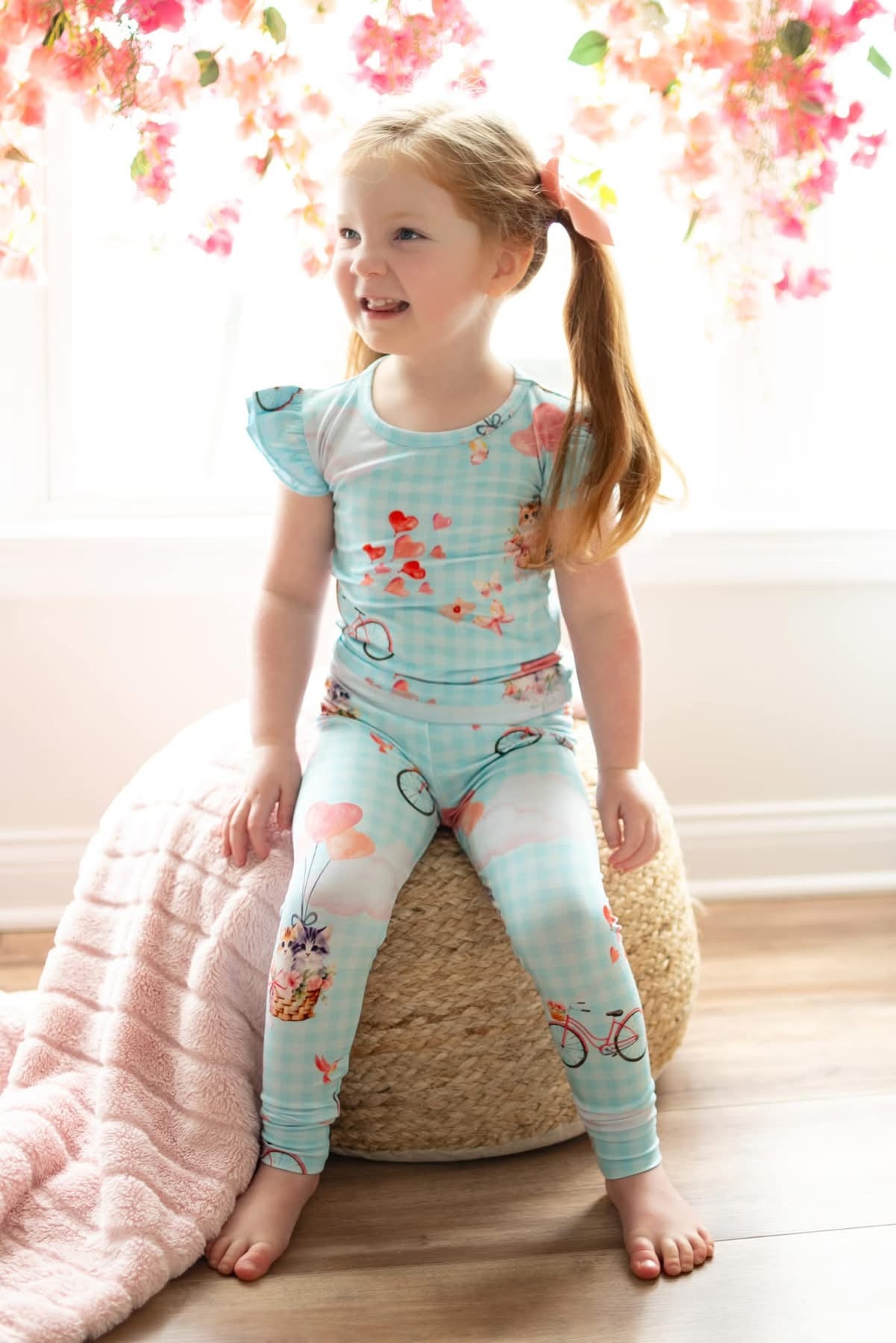 Love Is In The Air Ruffle Sleeve Lounge Set