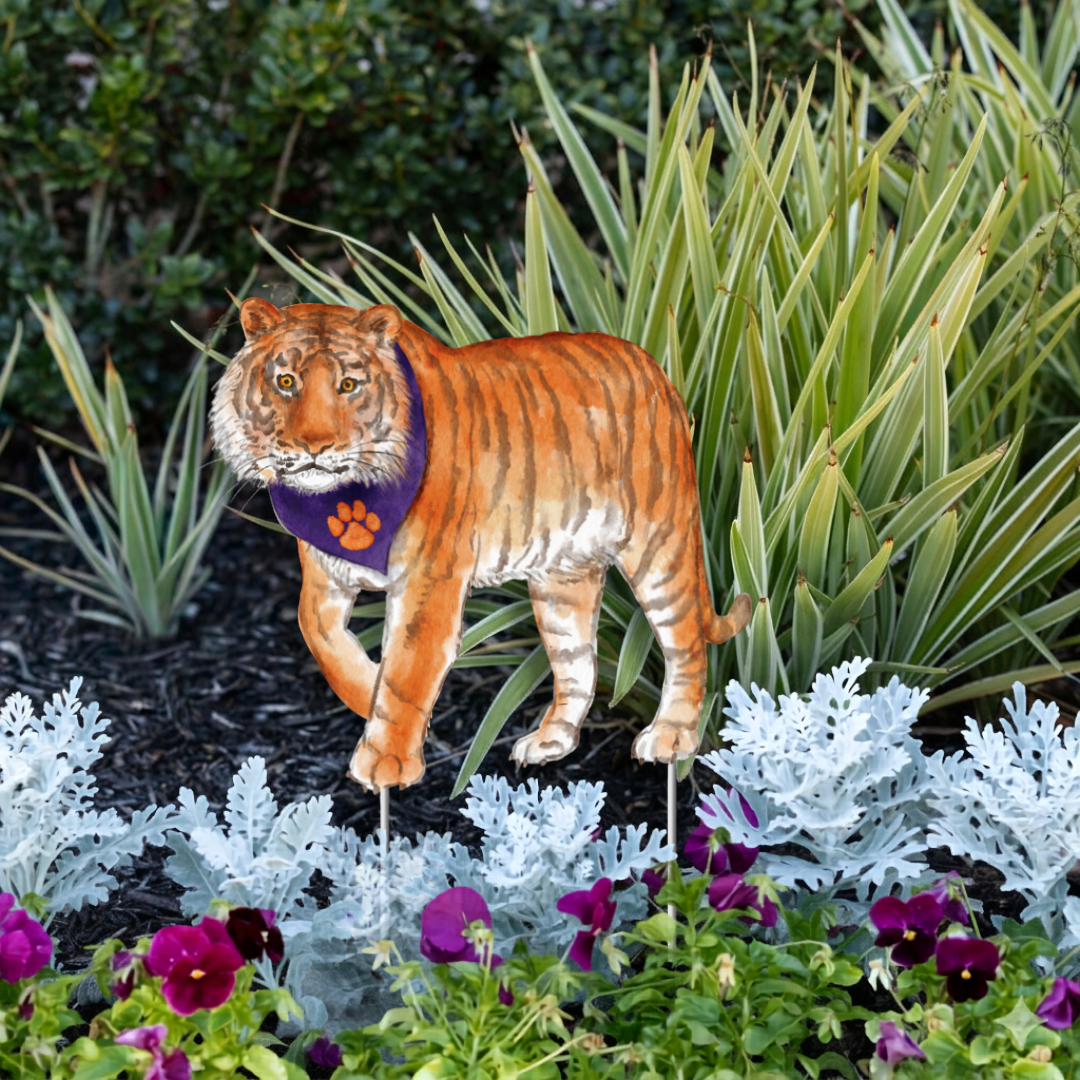 Palmetto Purple & Orange Tiger Garden Stake