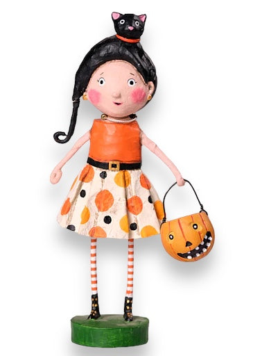 Kit Kat Halloween Figurine by Lori Mitchell SHIPS JUNE