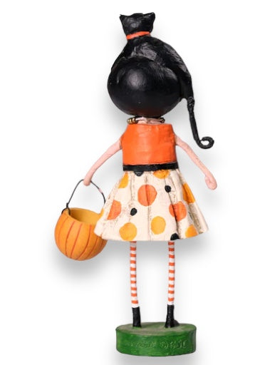 Kit Kat Halloween Figurine by Lori Mitchell SHIPS JUNE