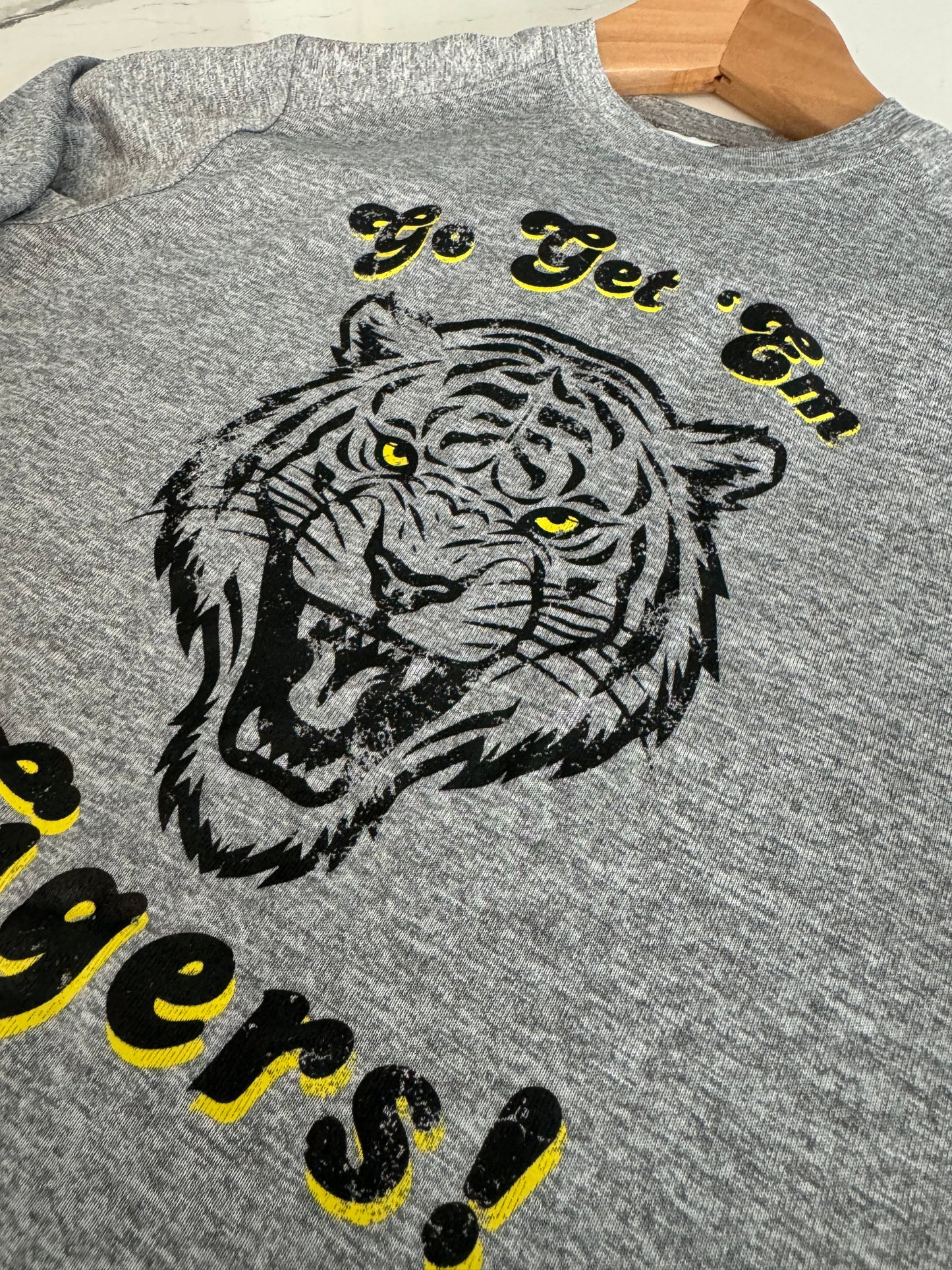 Go Get 'Em Tigers YOUTH Athletic Long Sleeve
