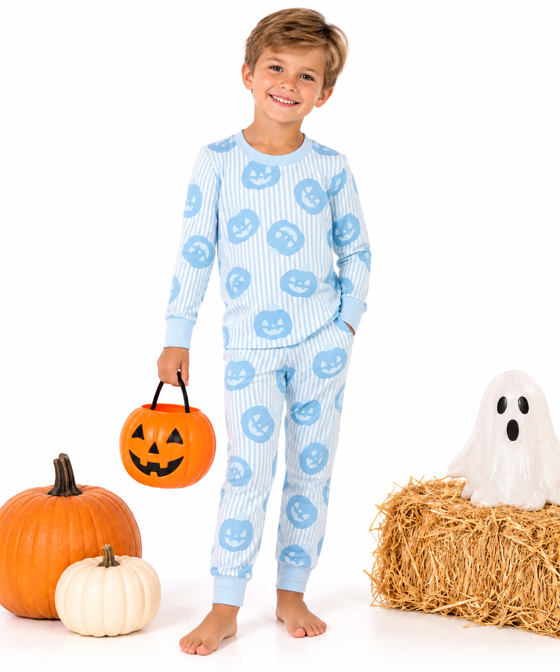 Blue Pumpkins Pajamas