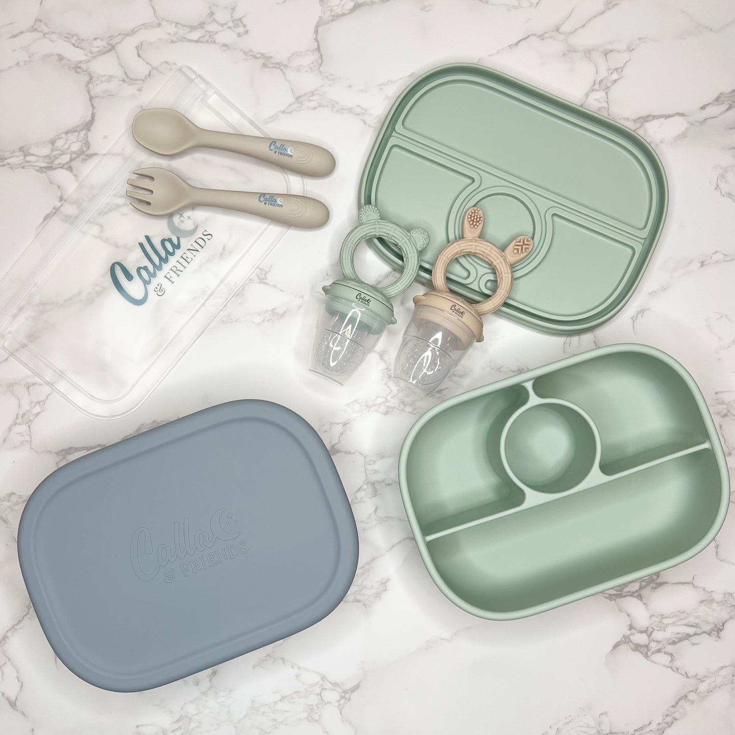 Hayden Bento Box - Subtle Green