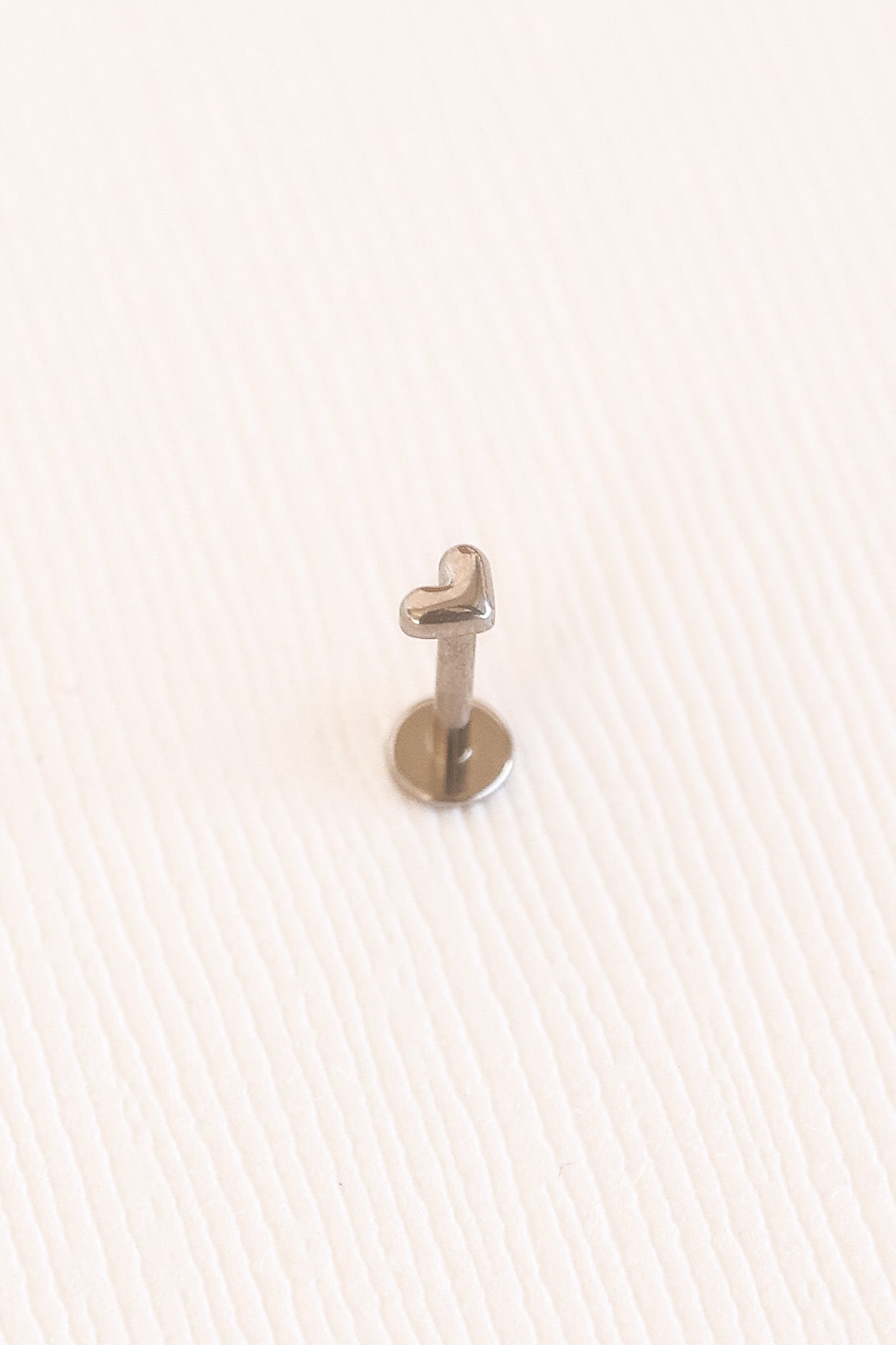 Tiny Heart Flat Back Stud