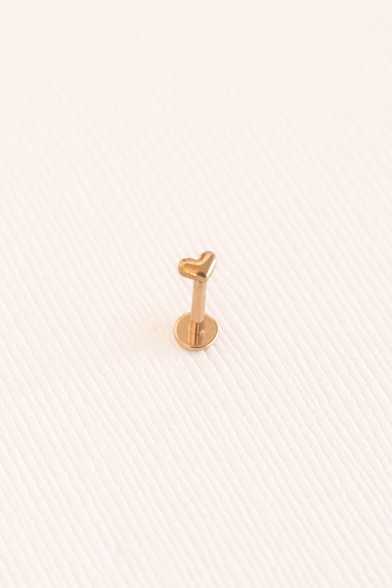 Tiny Heart Flat Back Stud