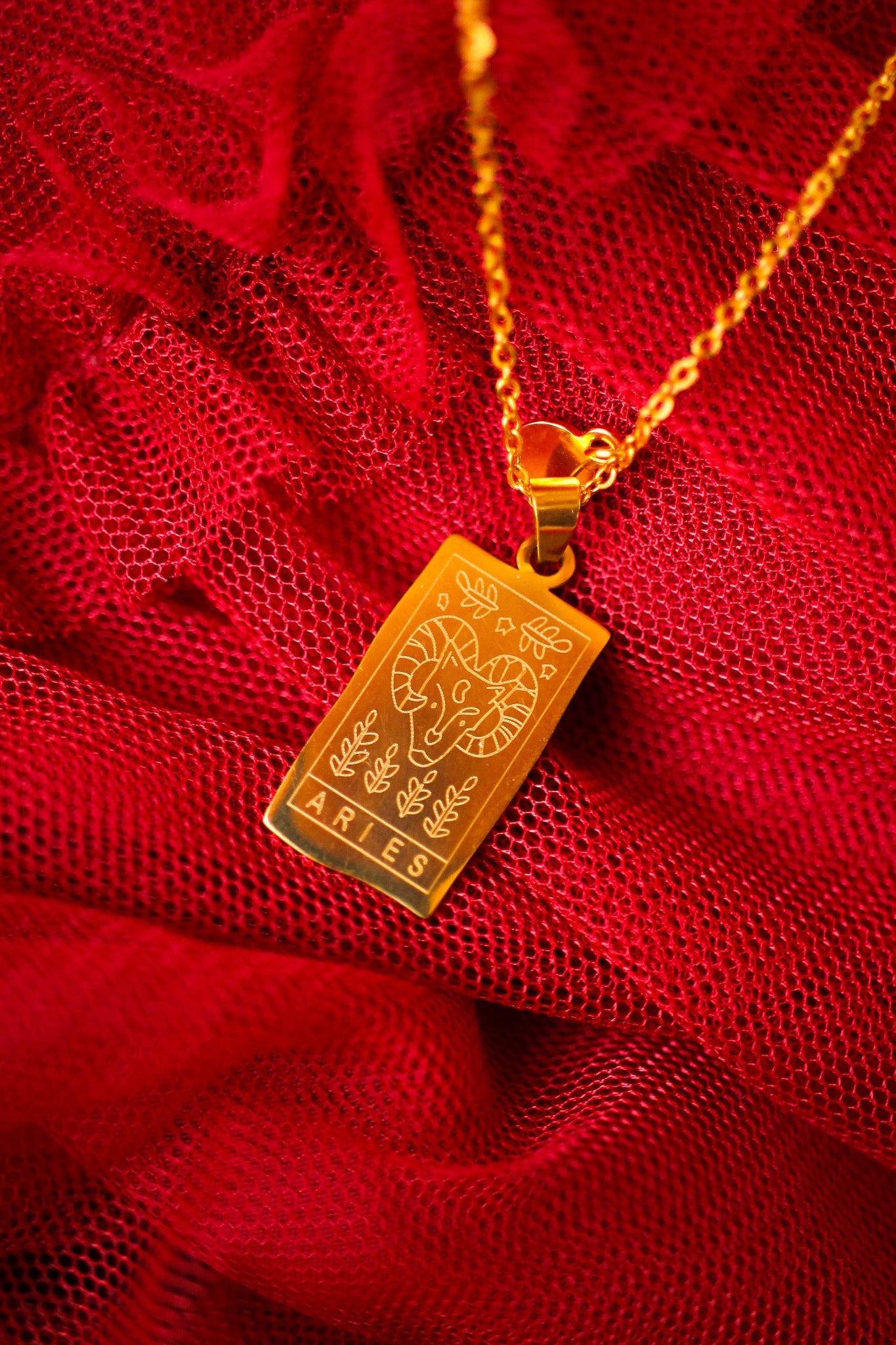 Zodiac Pendant Necklace