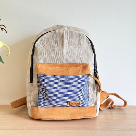 WOVEN 14" Laptop Backpack - Stripe