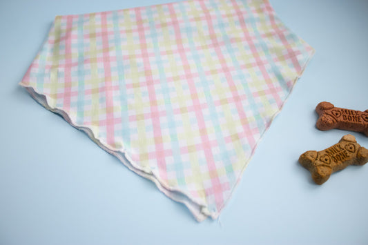 SPRING GINGHAM DREAM DOG BANDANA