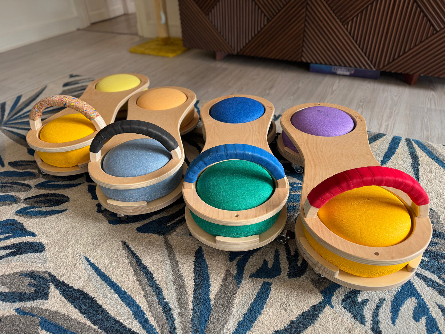Wooden Scooter - to be used with stepping stones (purchase separately)