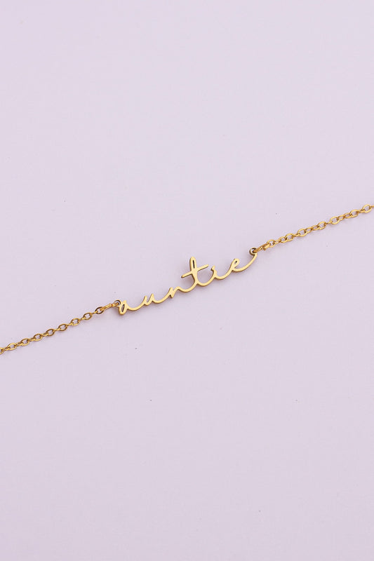"Auntie" Necklace