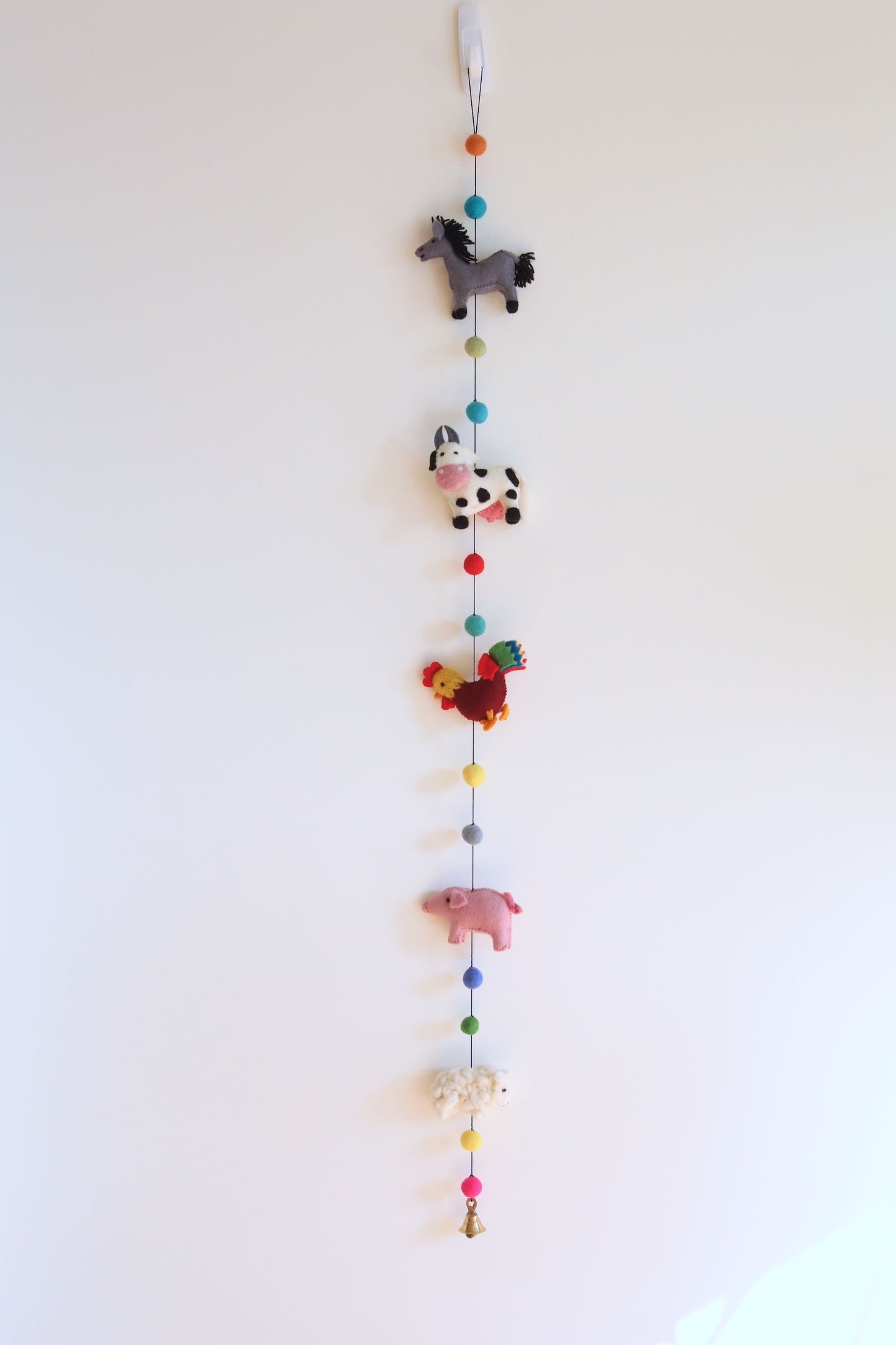 Felt Farmland Animal Garland