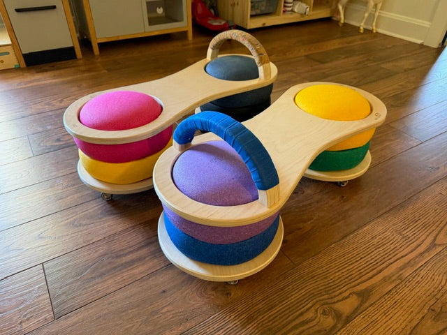 Wooden Scooter - to be used with stepping stones (purchase separately)