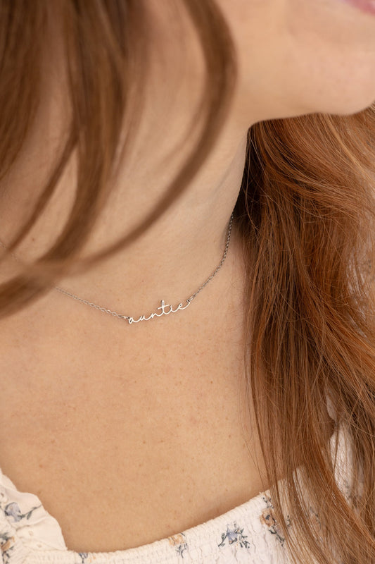 "Auntie" Necklace