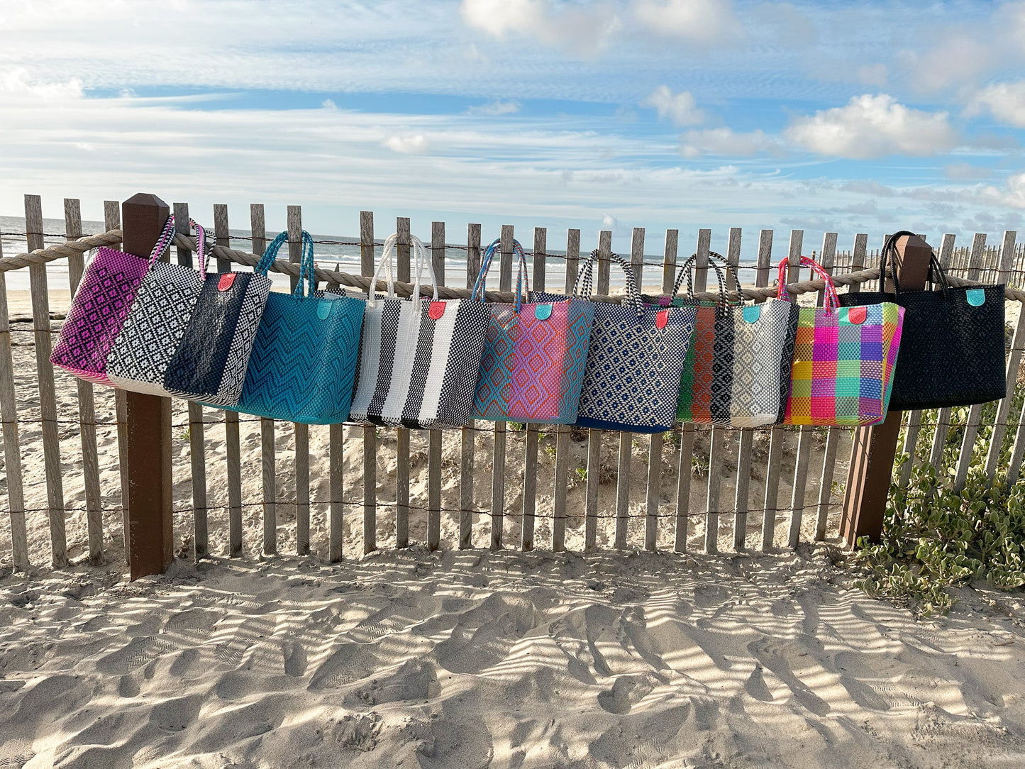 Mykonos Woven Super Tote