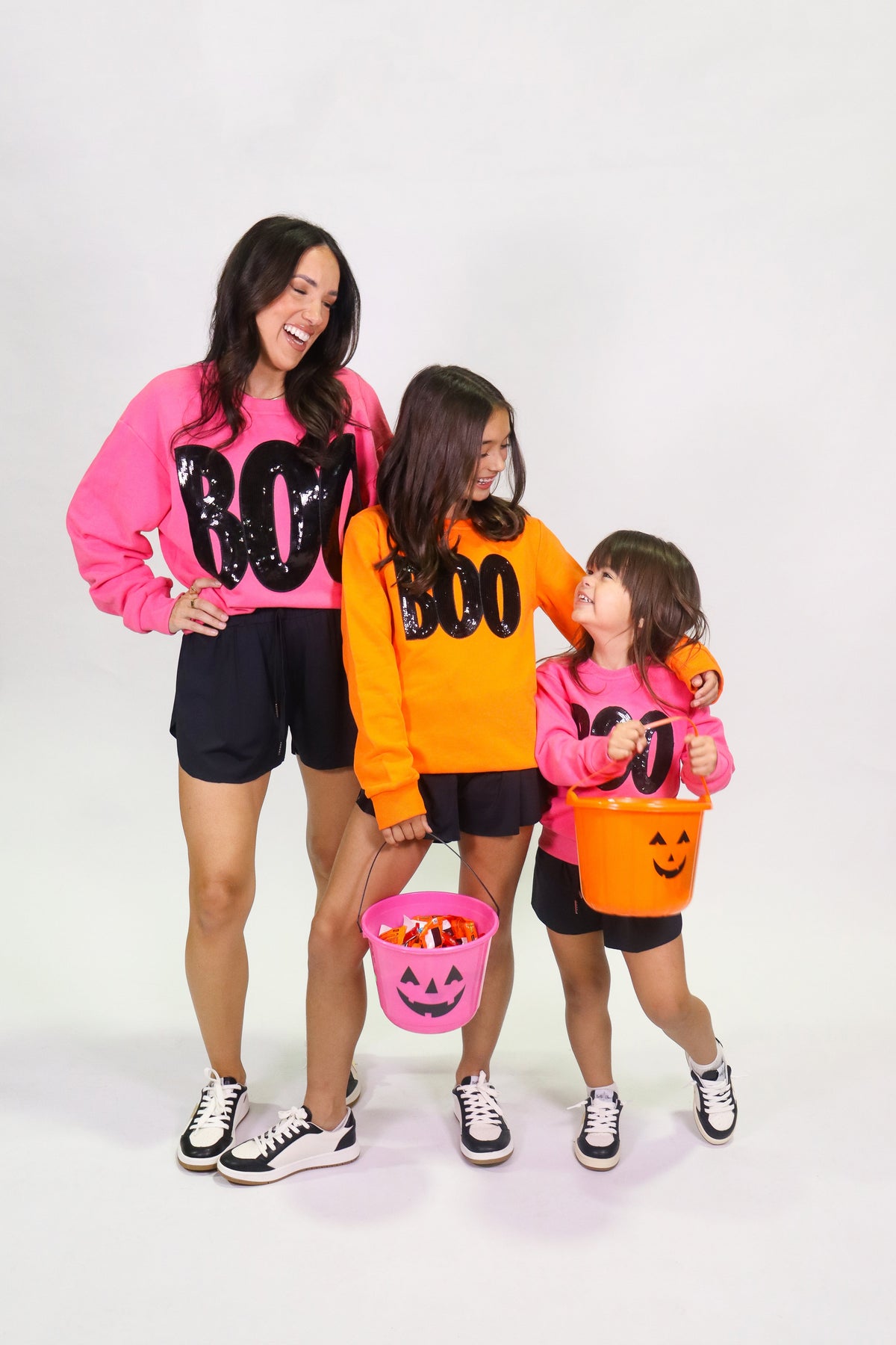 Kids' Orange Boo Sweatshirt