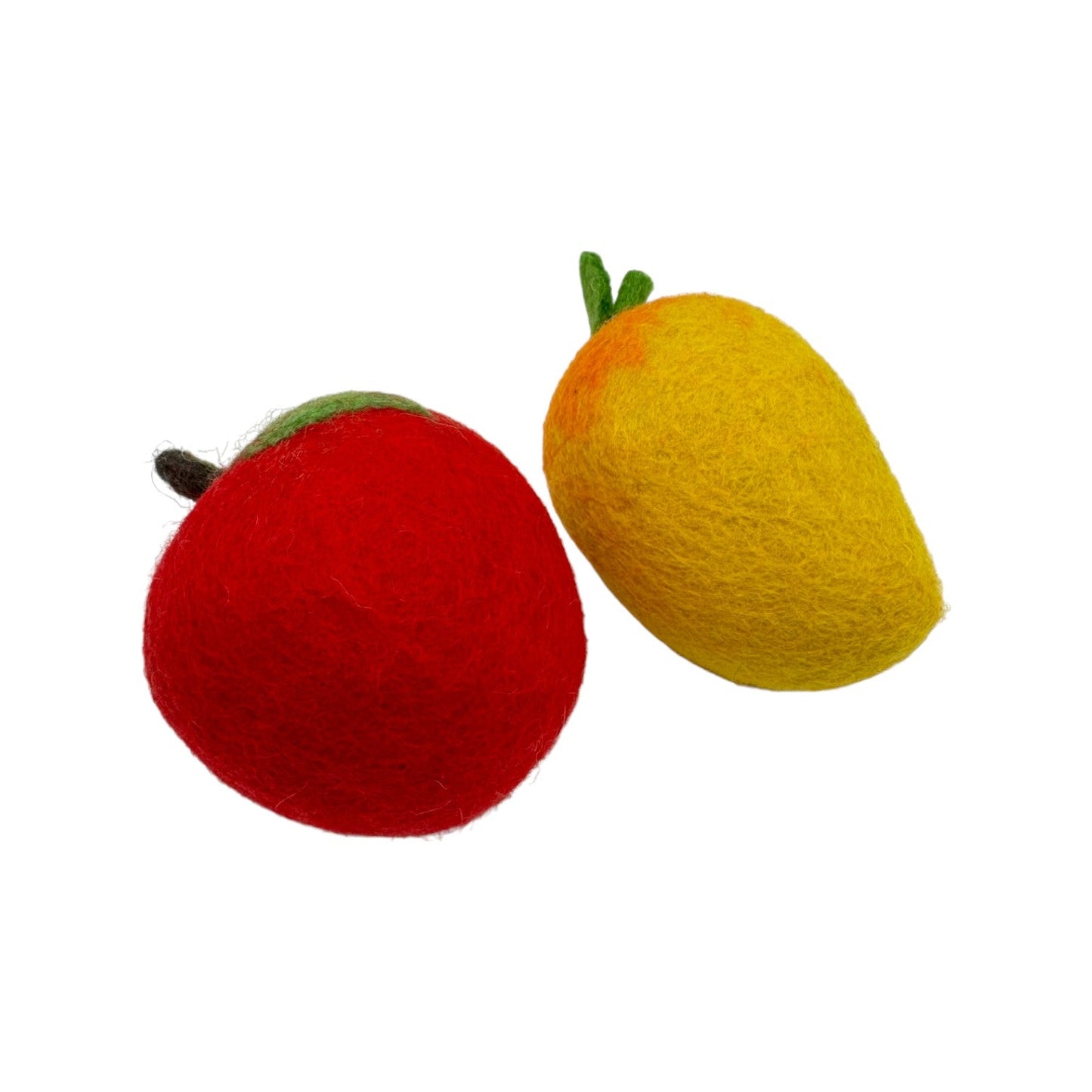 **Pre-order (Ships in 2-3 Weeks)**Handmade in Nepal 100% Wool Felt Foods Play Set for Pretend Cooking and Farmer's Market Play