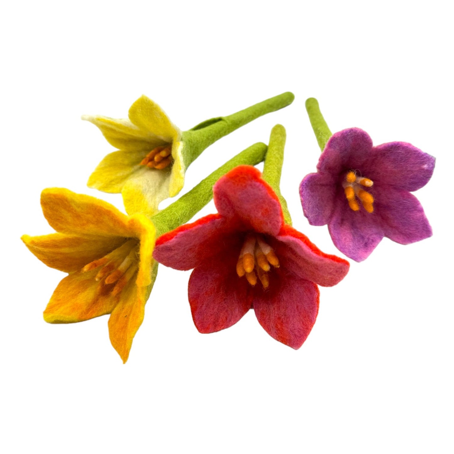 **Pre-order (Ships in 2-3 Weeks)**Handmade in Nepal 100% Wool Felt Foods Play Set for Pretend Cooking and Farmer's Market Play