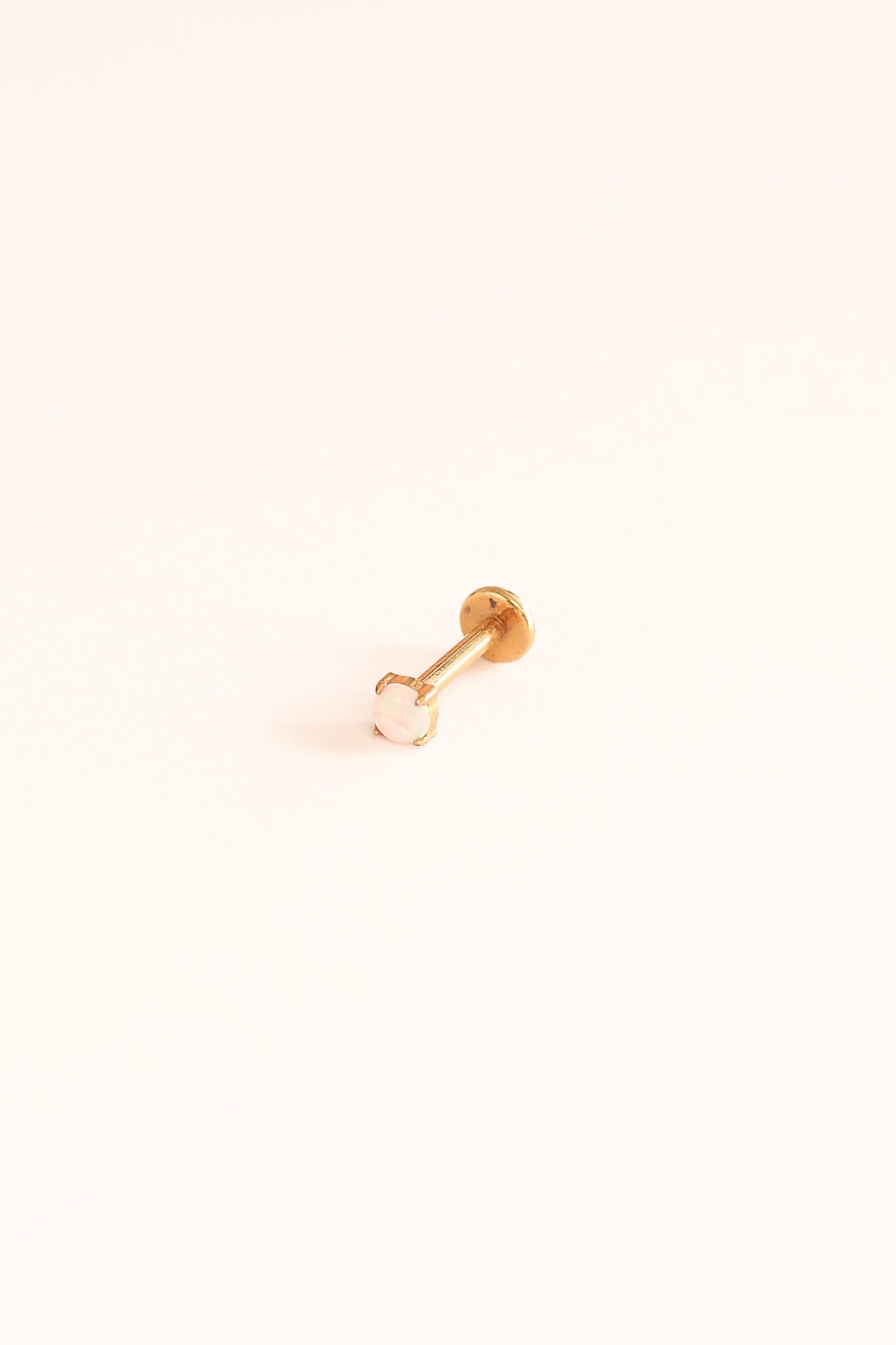 Opal Gem Flat Back Stud