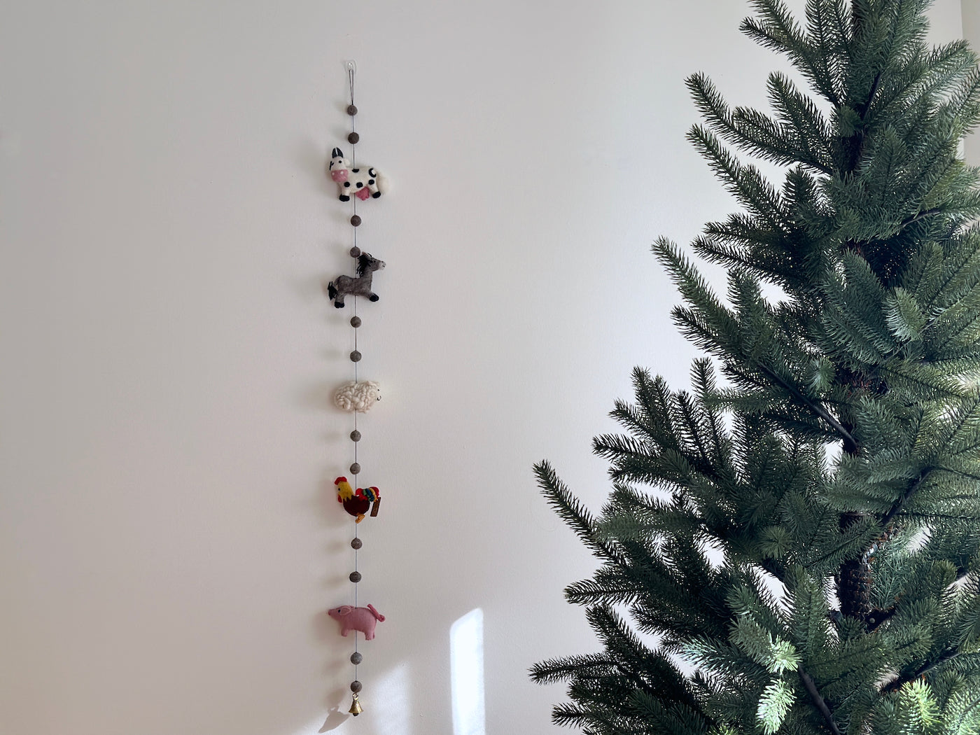 Felt Farmland Animal Garland