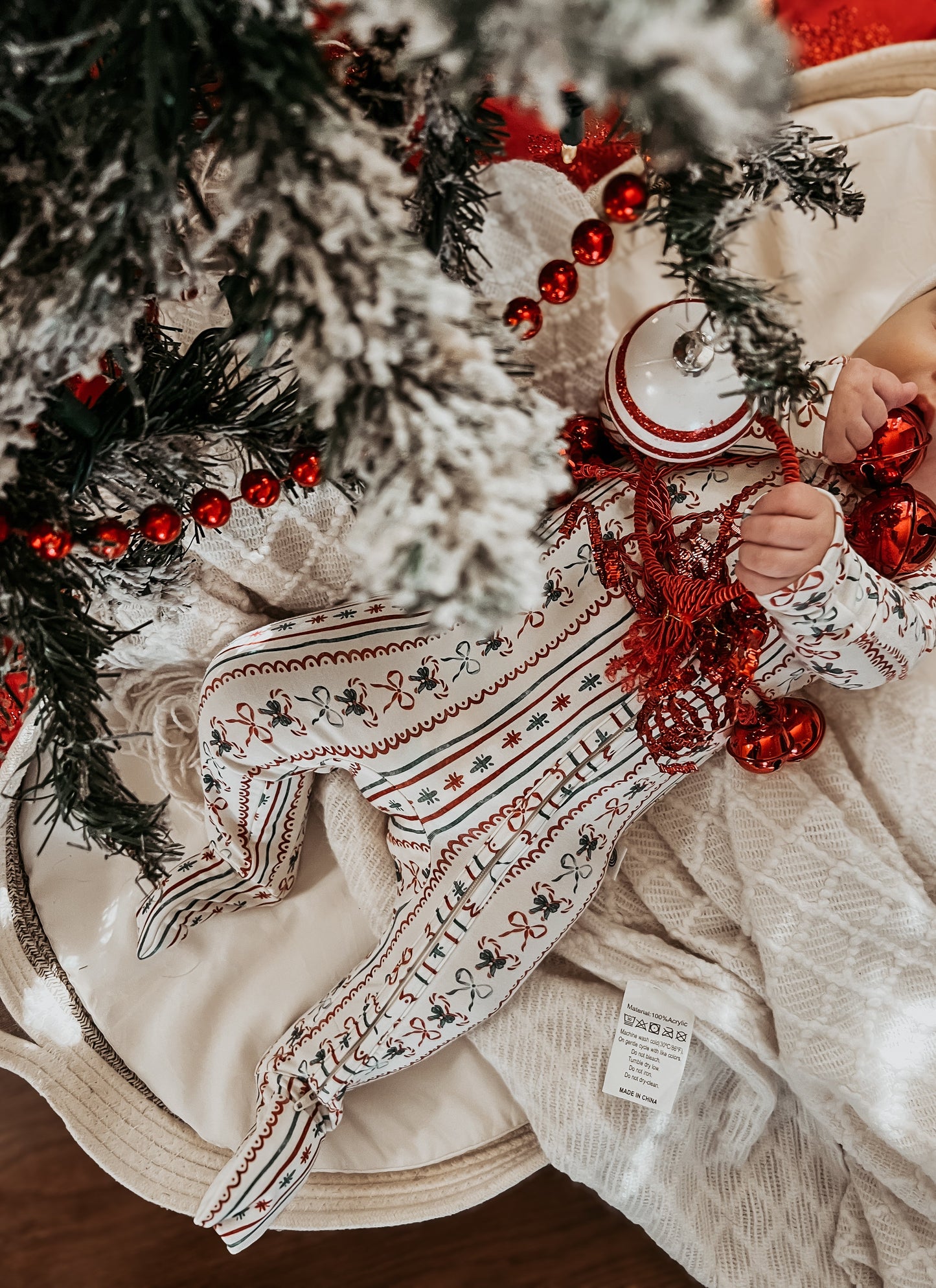 Candy Cane Lane Zippy Romper