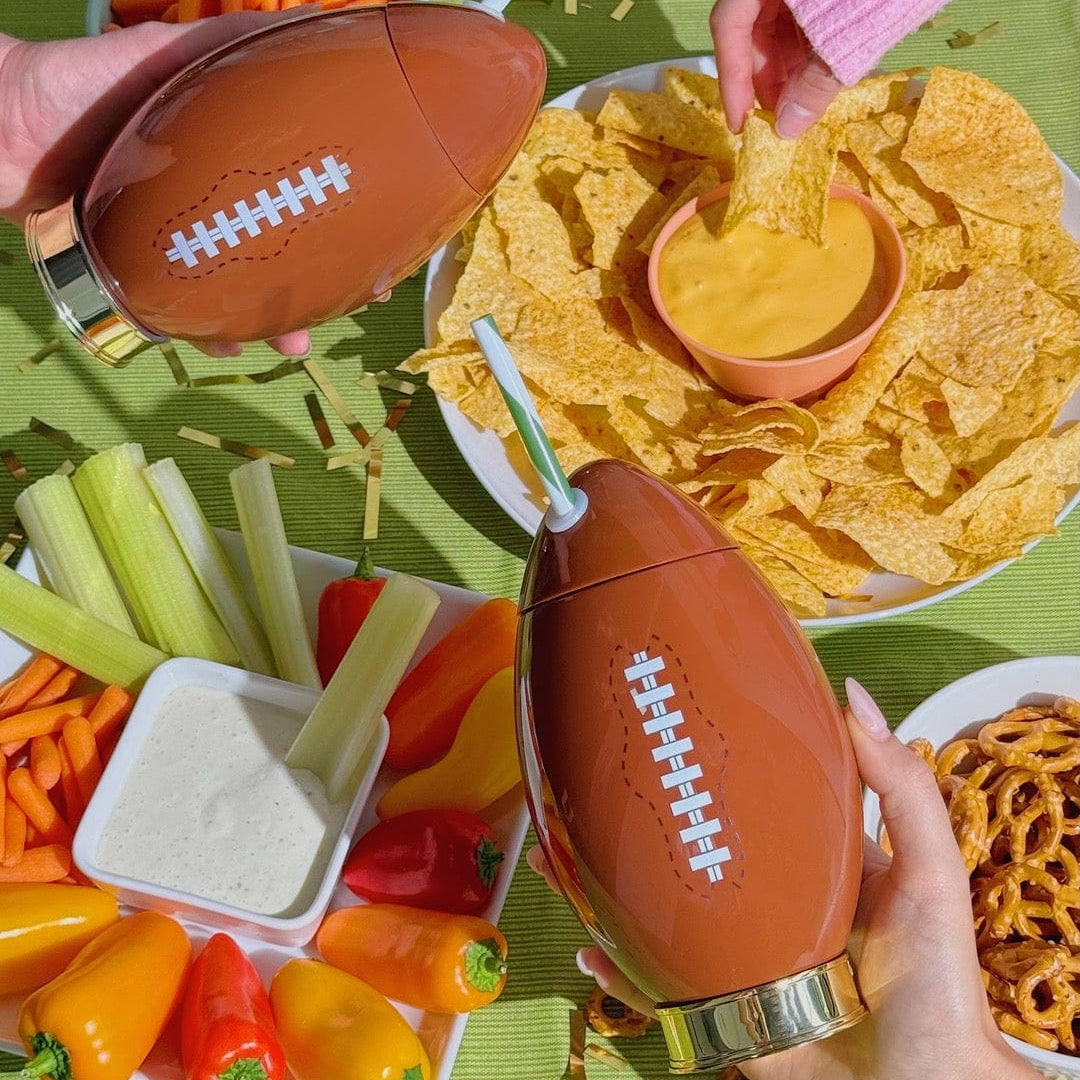 Football Novelty Sipper (Single, 6, or 12)