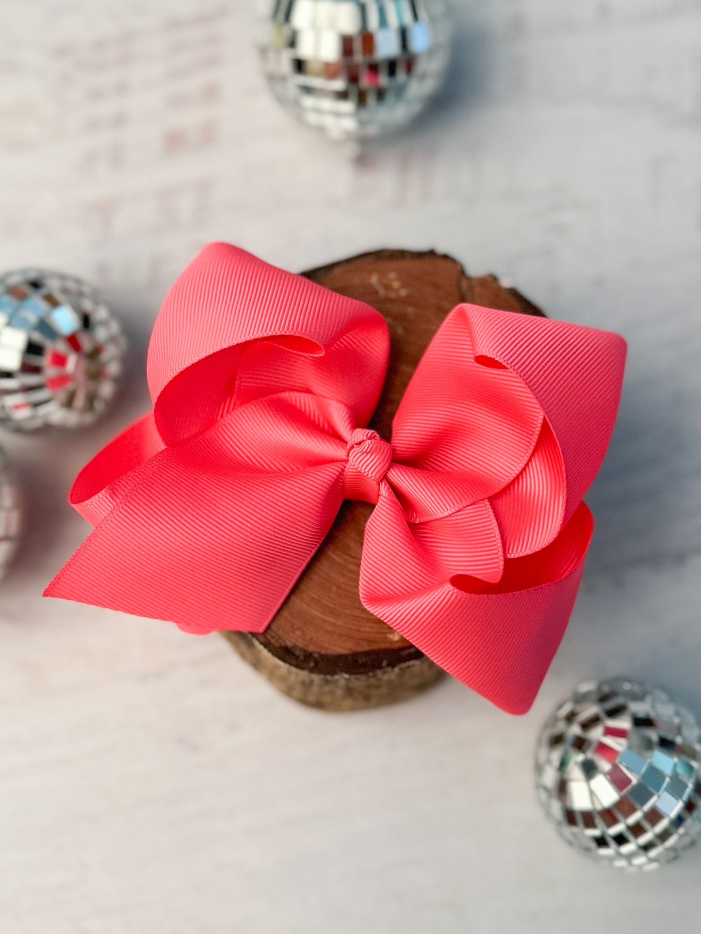 Classic Grosgrain Hair Bow - French Clip - 4.5"