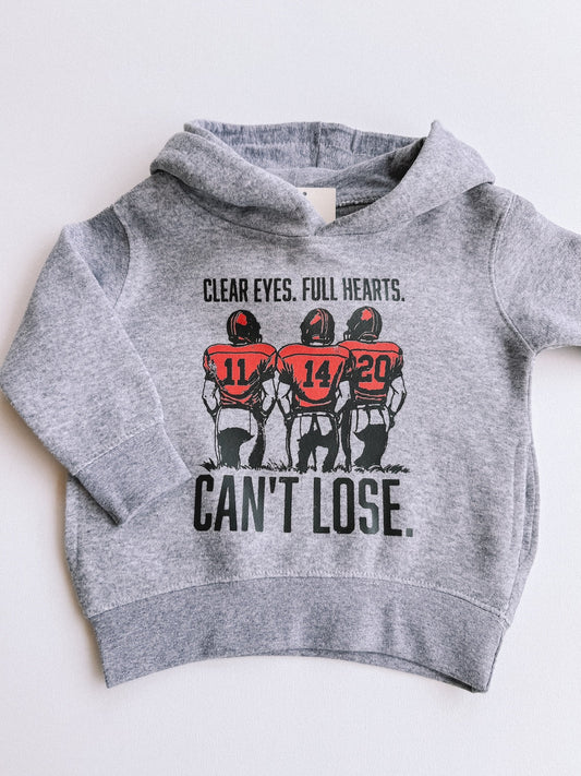 clear eyes full hearts hoodie