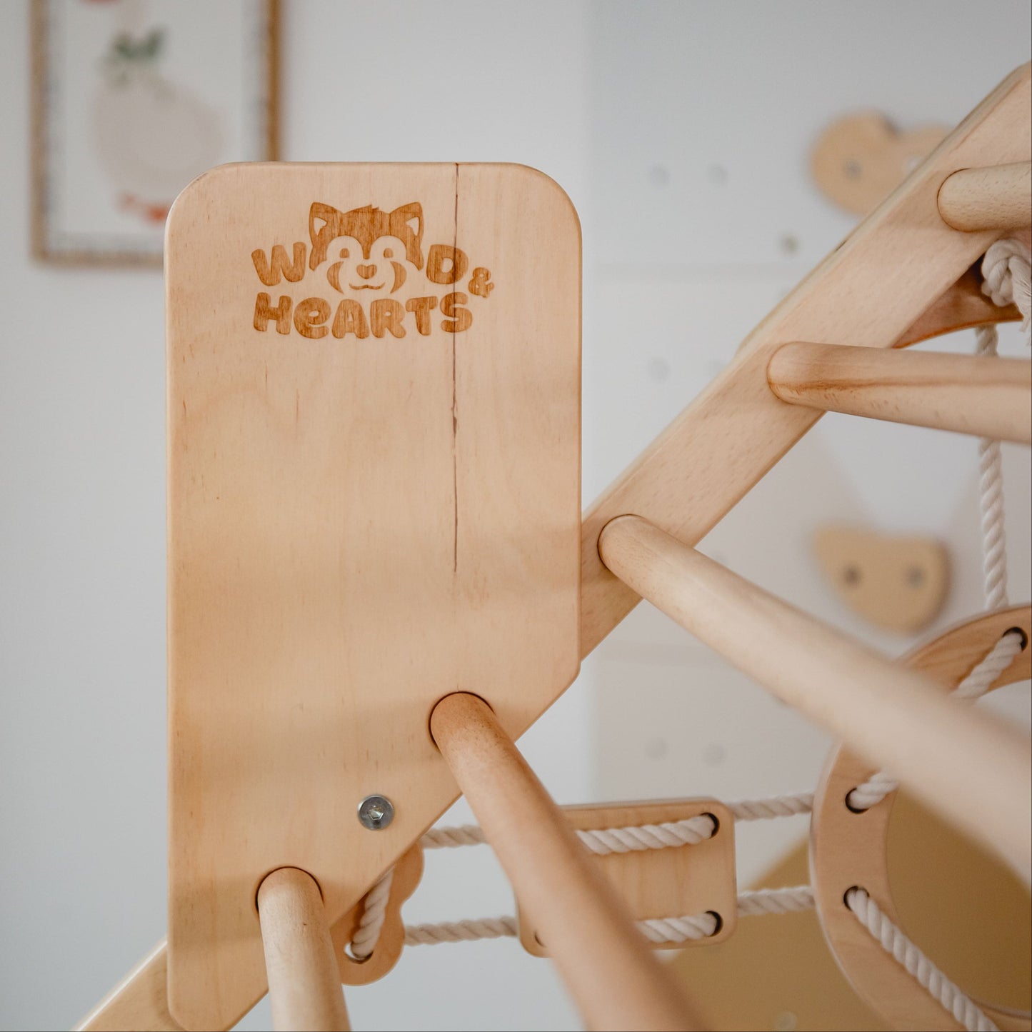 Wooden Climbing Playhouse