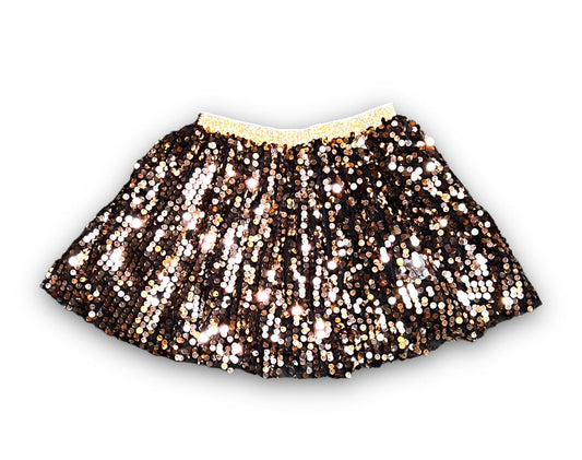 Black and Gold Sequin Tutu Kid