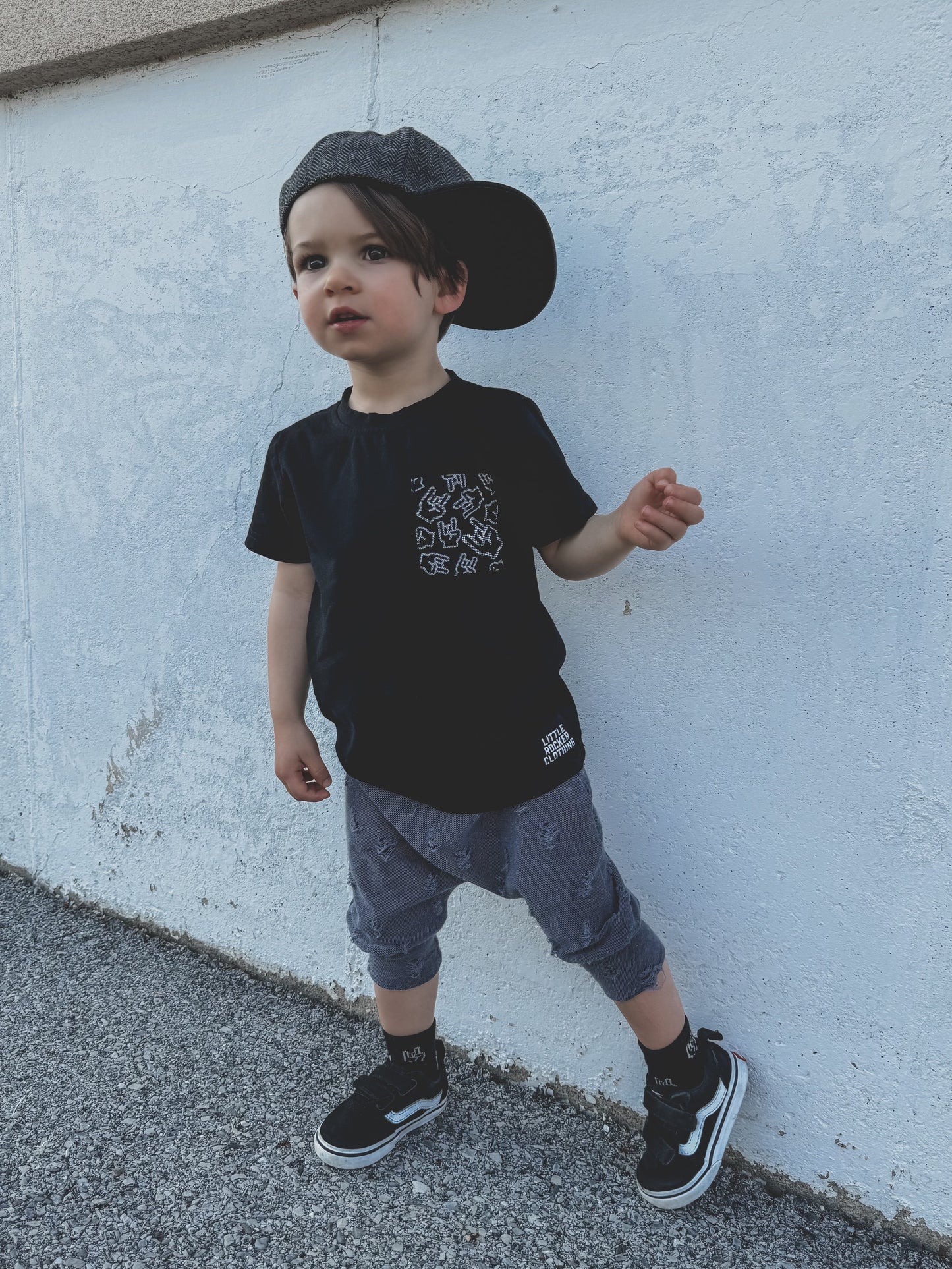 Rock On Collage Pocket Tee
