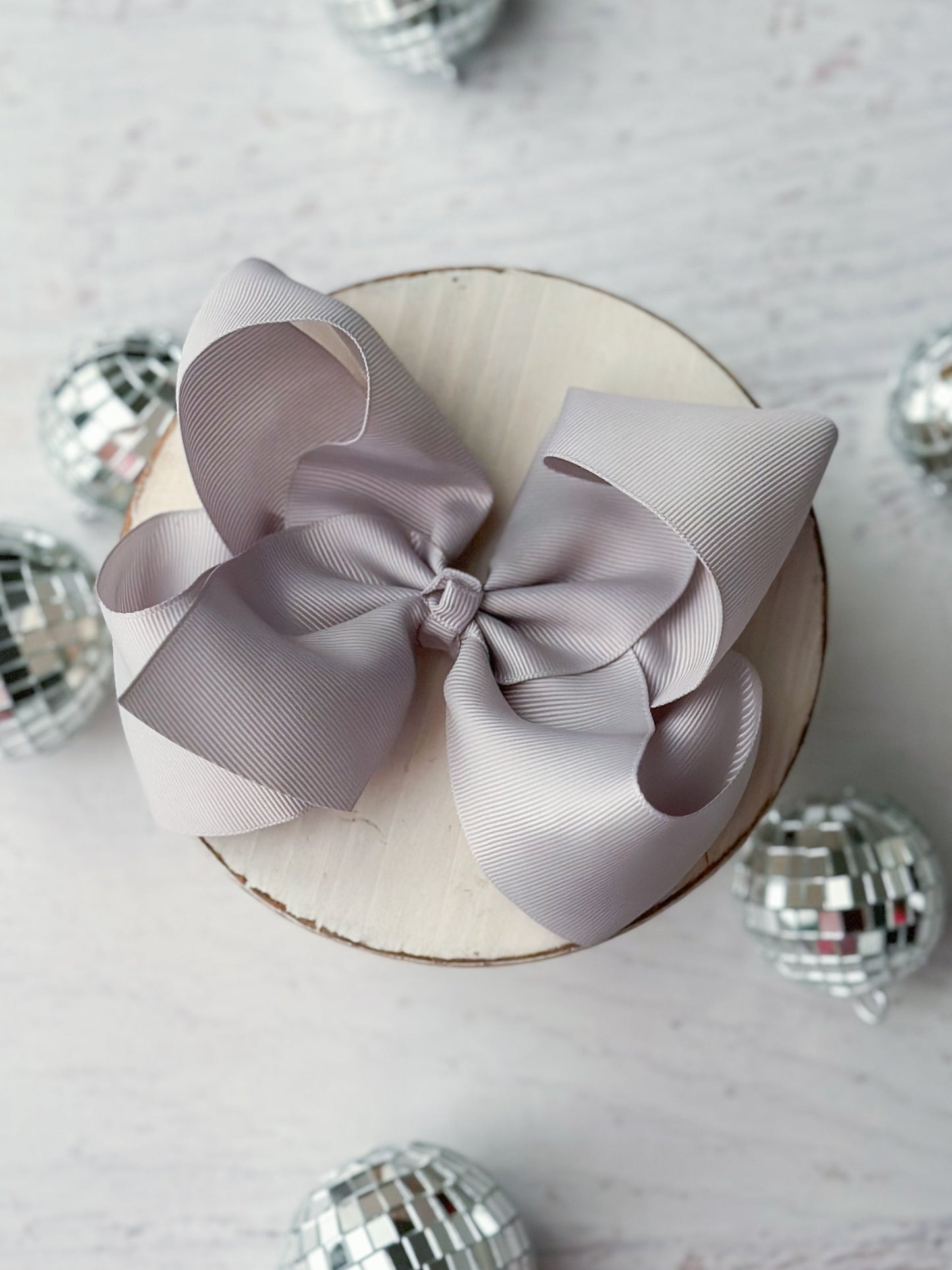 Oversize Grosgrain Hair Bow - Alligator Clip - 5.5"