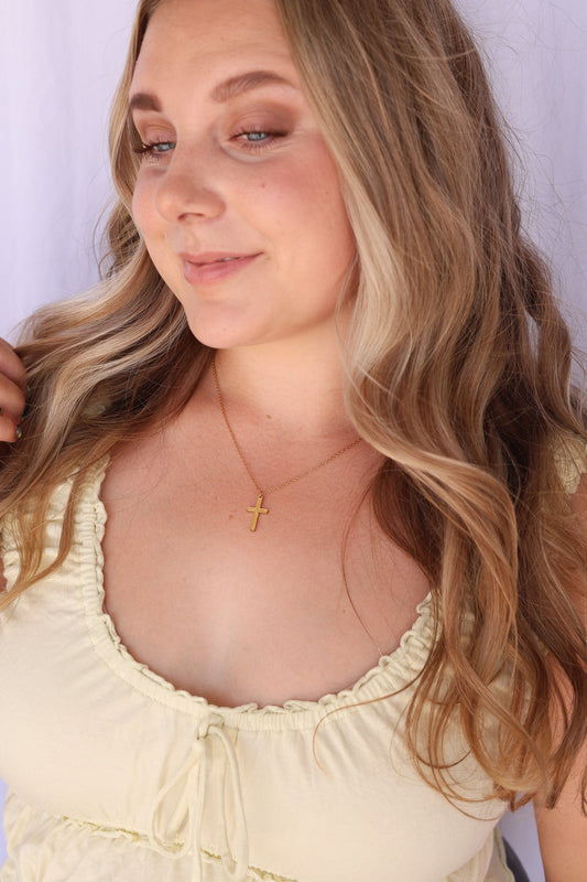 Ivy Cross Necklace