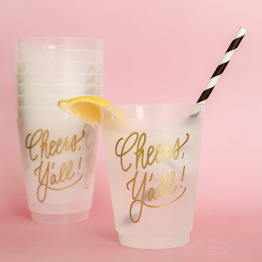 Cheers Y'all! Party Cups