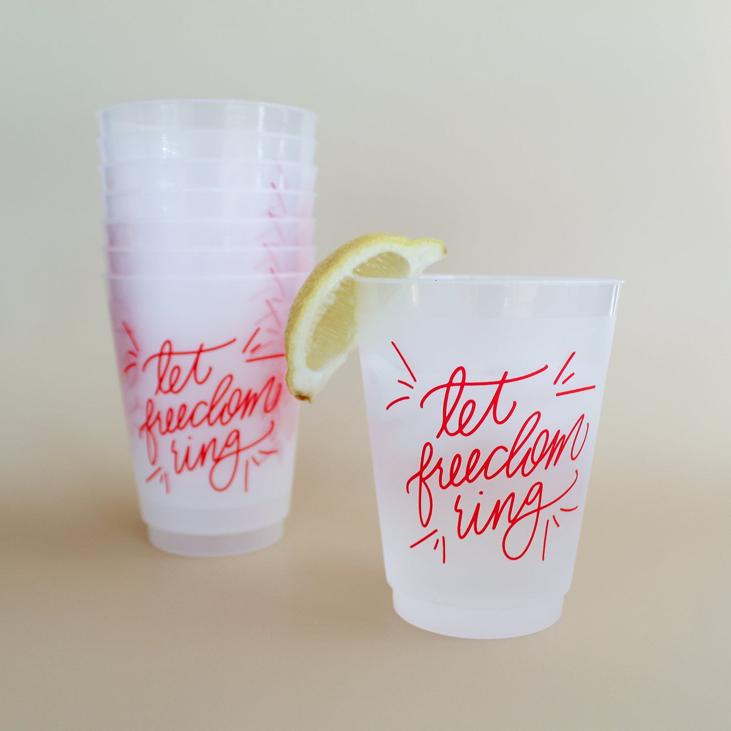 Let Freedom Ring Party Cups