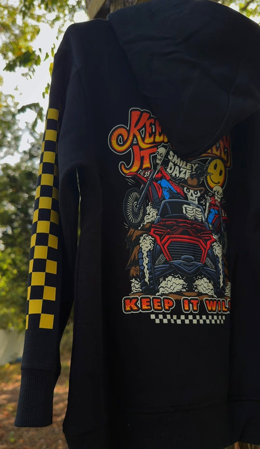 KEEP IT SMILEY • GRAPHIC BAMBOO FLEECE HOODIE