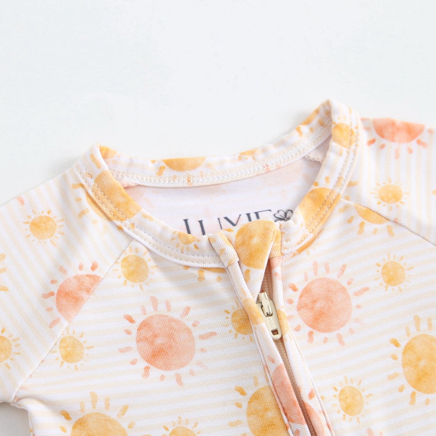 Brighter Days Zippered Baby Romper