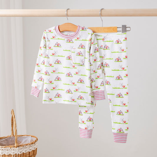 Mascot Mania in Georgia Organic Cotton Kids Pajamas