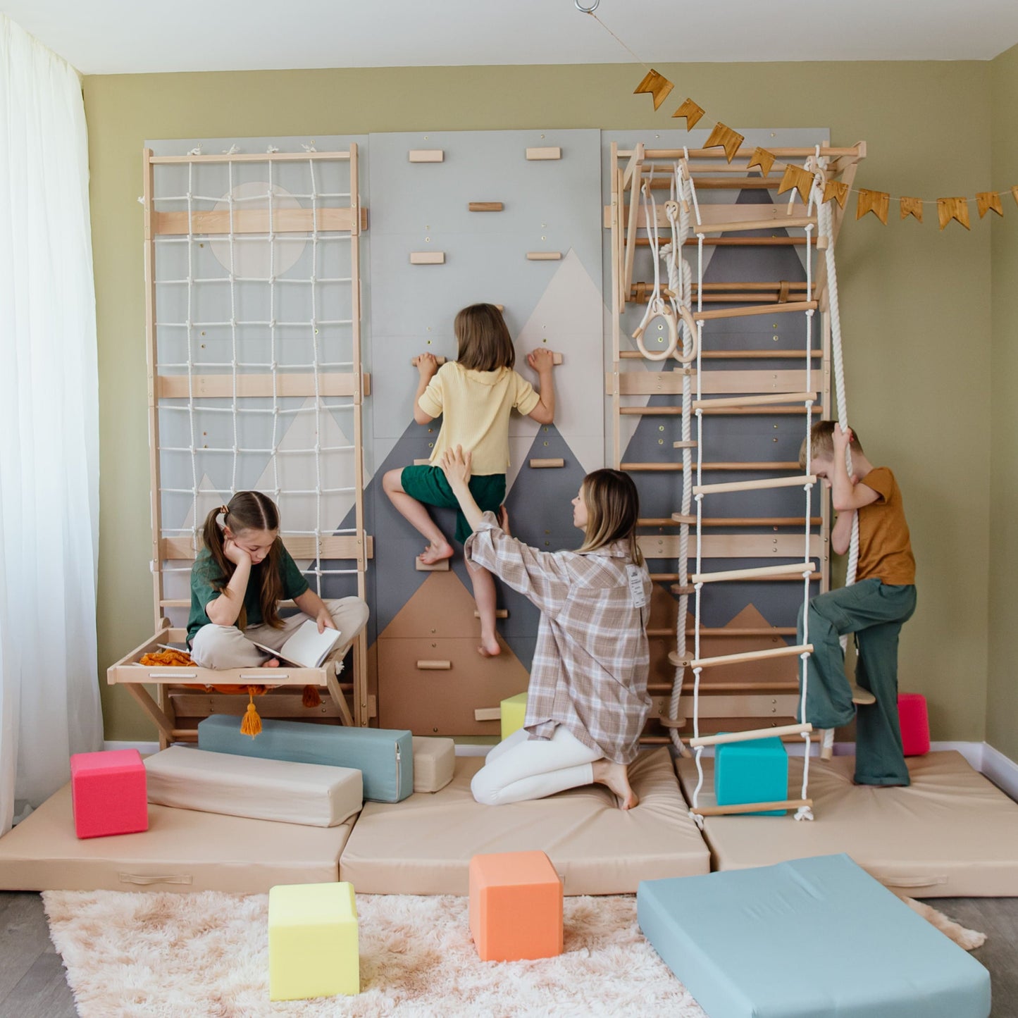 Swedish Ladder Wall Gym