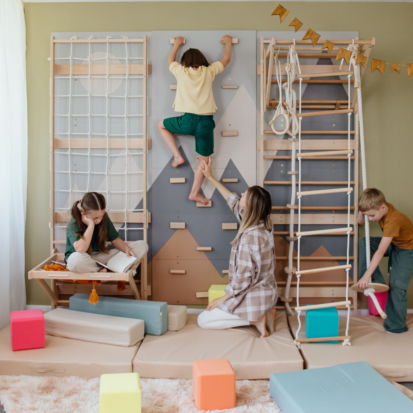 Swedish Ladder Wall Gym