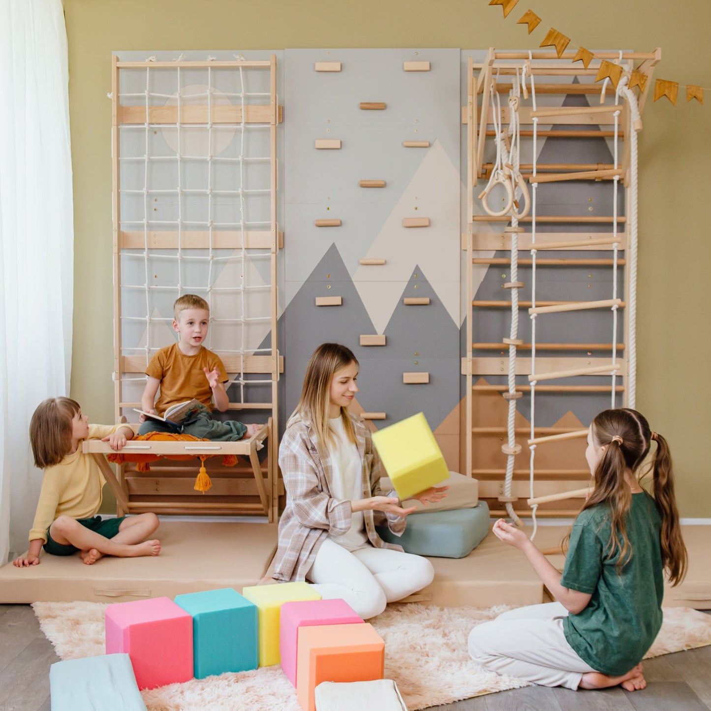 Swedish Ladder Wall Gym